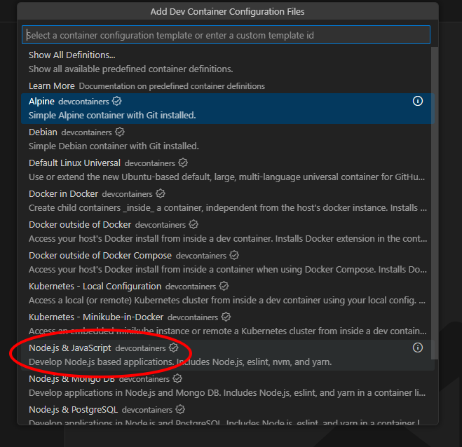 Node Container